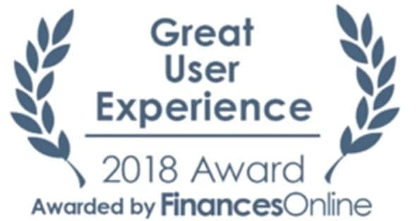 Great User Experience Award — FinancesOnline