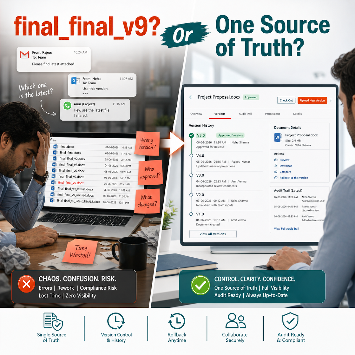 Version Control in ECM: Ending the “final_final_v9” Problem in 2026